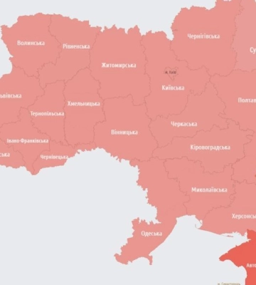 В Україні двічі оголошували масштабну повітряну тривогу: на Волині вона теж лунала