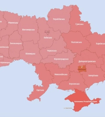 В Україні масштабна повітряна тривога
