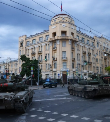 Бунт Пригожина: у Ростові танки оточили адміністративні будівлі