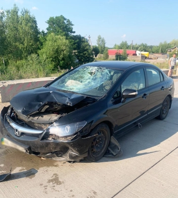 На Житомирщині внаслідок зіткнення з автівкою потрапив до реанімації 13-річний мотоцикліст (ФОТО)