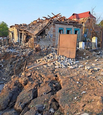 В Днепре в результате ракетной атаки разрушены несколько домов, восемь пострадавших