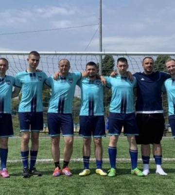 Команда поліції охорони Закарпаття взяла участь у турнірі з міні-футболу