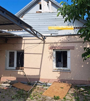 Враг обстрелял Никополь почти тремя десятками снарядов из тяжелой артиллерии