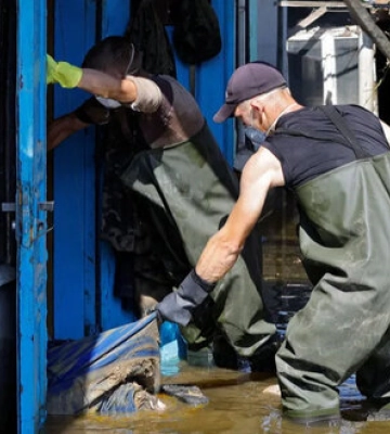 На правобережжі Херсонщини вода відійшла від трьох тисяч осель, - ОВА