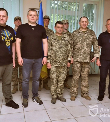 Борис Філатов привітав Дніпровську зенітну ракетну бригаду, яка захищає місто від ракетних атак