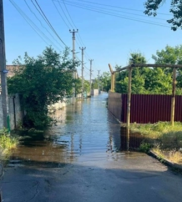На правобережжі Херсонщини залишаються підтопленими два населені пункти