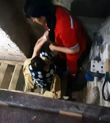 У Кривому Розі врятували жінку, яка впала в льох