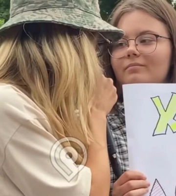 16-летняя харьковчанка, которая пришла на концерт Loboda с плакатом &quot;Харьков без Лободы&quot; рассказала, что получала угрозы от охранников