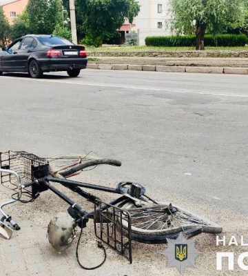 У Вознесенську 21-річний водій BMW збив велосипедиста
