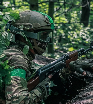 У Бригаді «Червона калина» проводять тактичні навчання з штурму окопів та зайняття позицій противника