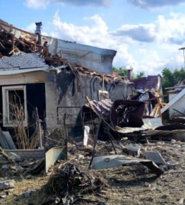 Последствия российских обстрелов Херсонщины показала полиция