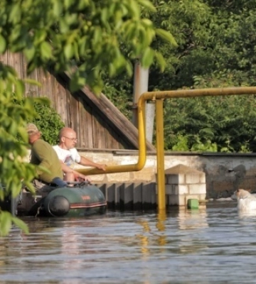 У Голій Пристані мешканці підтоплених зон досі без світла, газу та води