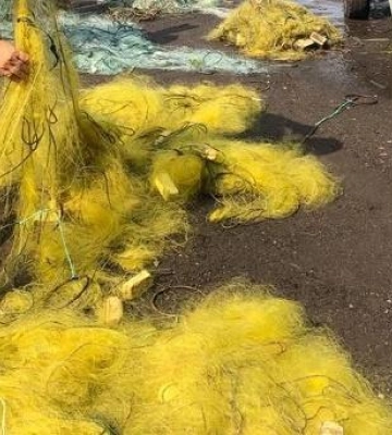 З водойми на Полтавщині дістали 20 браконьєрських сіток з рибою