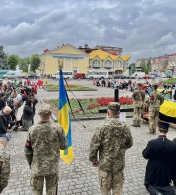 ️У Ковелі провели в останню дорогу Віталія Наумчука 