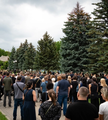 Сьогодні Ужгород провів в останню путь двох загиблих Героїв