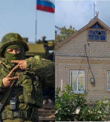 Под Мелитополем коллаборантка с российскими военными переписывает на себя дома 