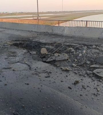 У Криму завдали удару по Чонгарському мосту: всі подробиці