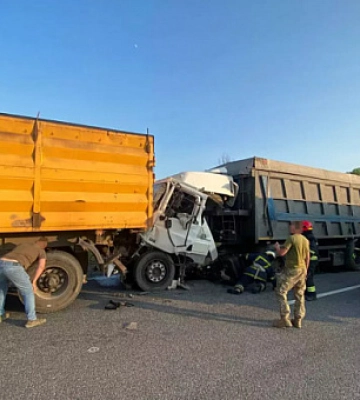 На Дніпропетровщини сталася смертельна аварія: зіштовхнулися дві вантажівки