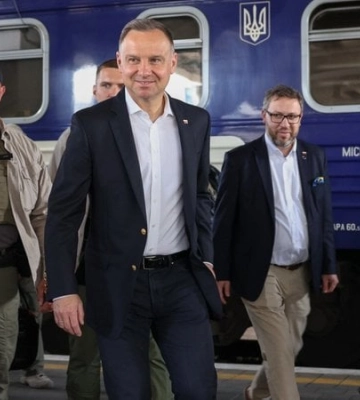 Дуда приехал с необъявленным визитом в Киев