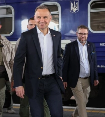 Дуда приїхав з неоголошеним візитом до Києва
