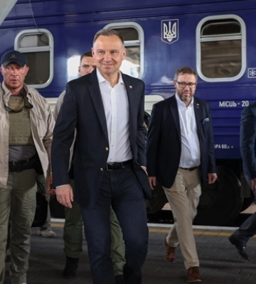 Дуда прибув з візитом до Києва