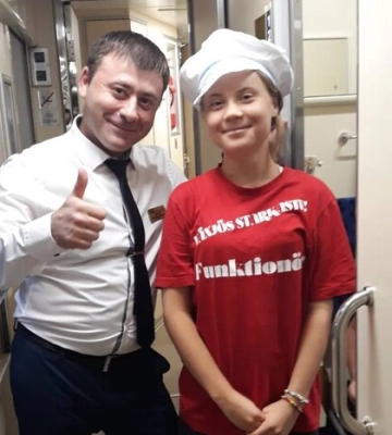 Ґрета Тунберг отримала особливий подарунок від «Укрзалізниці» 