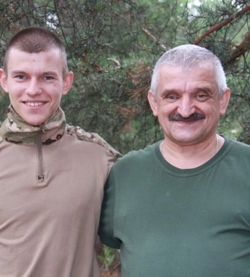 «Побратими не наважувалися сказати мені, що сина поранило», – полковник міліції, який служить у волинській теробороні