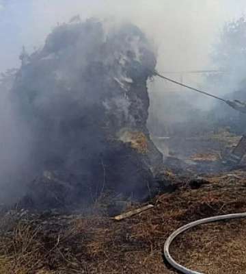 Рятувальники загасили пожежу у Криворізькому районі