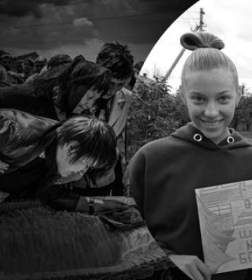 На Донеччині поховали 14-річних близнючок Аню та Юлю, яких вбила російська ракета в Краматорську