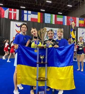 Львів’янка Анастасія Малошенко стала чемпіонкою Європи з черлідингу