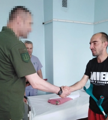Поранений військовий з Волині отримав медаль від Президента