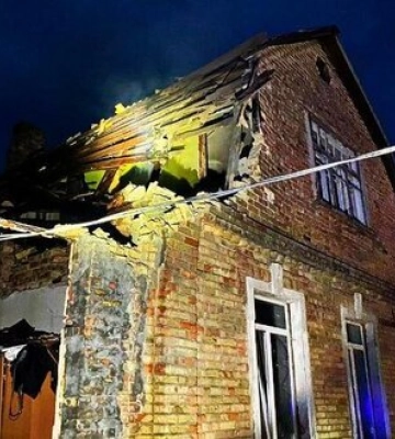 Наслідки атаки дронами на Київщину. ФОТОрепортаж