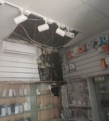 В Одеській області загорівся магазин