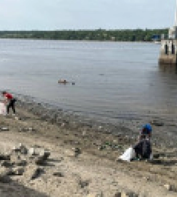 На Запоріжжі у нижньому б&#039;єфі ГЕС рівень води нижчий за норму на понад два метри