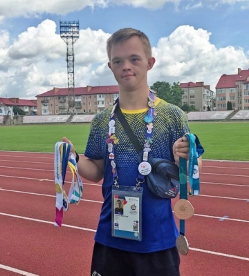 «Сонячний» житель Луцького району здобув дві медалі на Спеціальній Олімпіаді в Німеччині