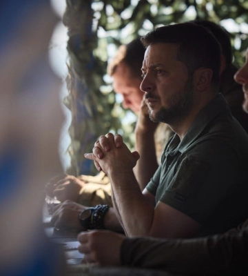 Зеленський відвідав Одеську область та зустрівся з військовими