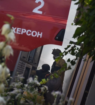 У Херсоні через ворожі обстріли сталися п’ять пожеж у будинках