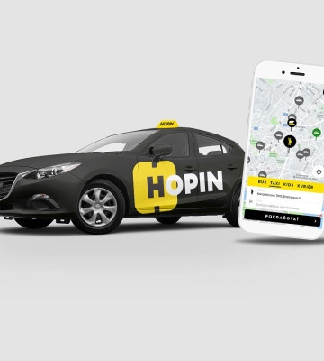 Сервіс замовлення таксі Hopin повернувся до Києва після 6 років паузи