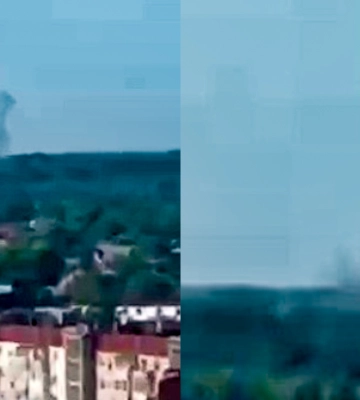 В окупованому Донецьку помітили стовп диму в районі залізничного вокзалу