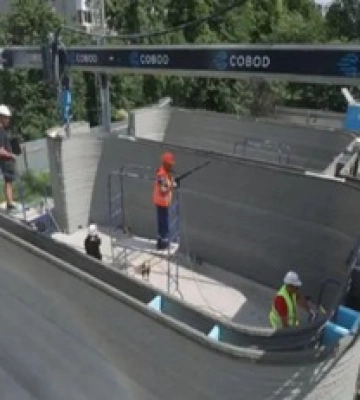 Первая в Украине и Европе: во Львове строят школу с помощью 3D-печати, кадры