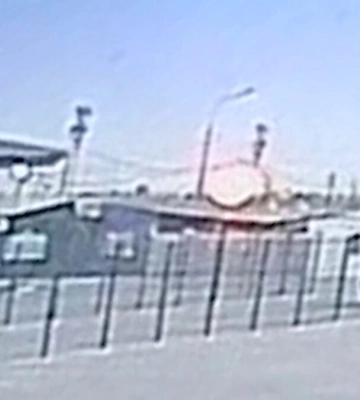 Момент прильоту ракети по Чонгарському мосту потрапив на відео