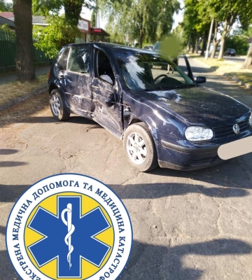 У Звенигородці не розминулись дві автівки