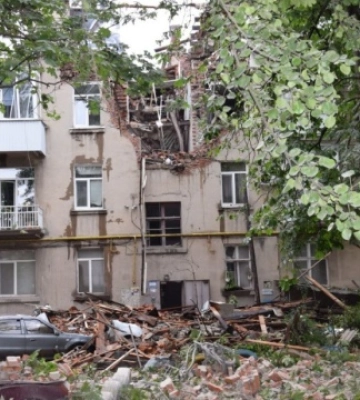 У Сумах - чотири влучання ворожих дронів: є загиблий, 16 поранених