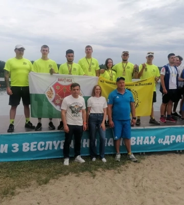 Полтавські спортсмени здобули призові місця на чемпіонаті України з веслування на човнах «Дракон»