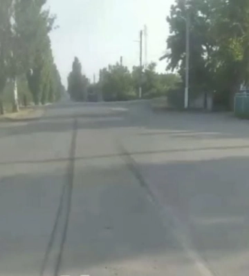 Поворот не туда - пьяные оккупанты в Мелитополе въехали в зелёную зону 