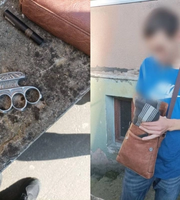 У Рівному патрульні затримали рівнянина із предметом, схожим на кастет