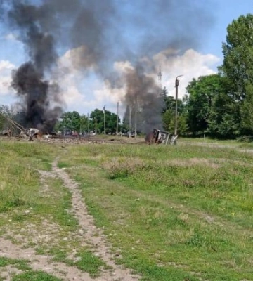 Росіяни обстріляли Первомайський на Харківщині, 12 потерпілих