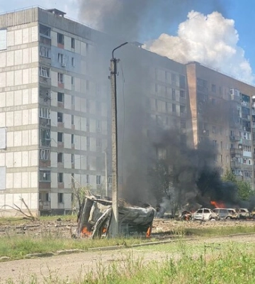 Поліція опублікувала фото наслідків обстрілу Первомайського