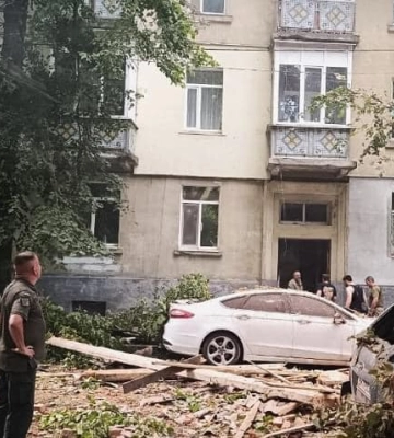 Сумські гвардійці надали допомогу постраждалим через ворожу атаку «шахедів»