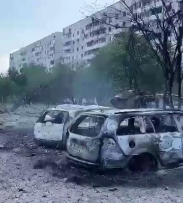 Правоохоронці показали відео з місця удару у Первомайському